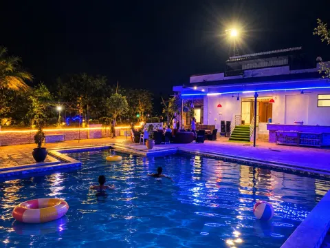 The Night Farm house